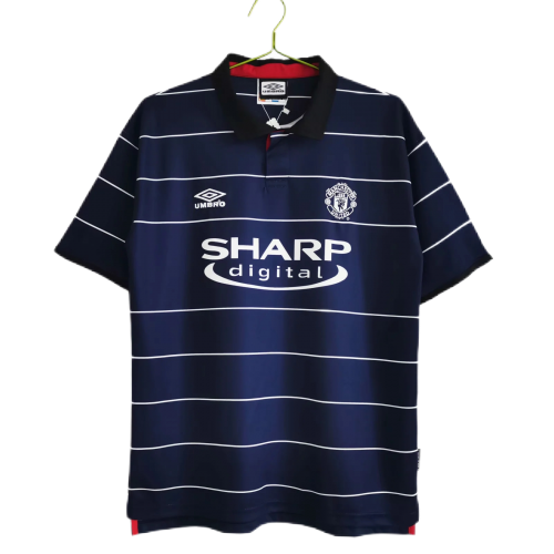 Camiseta Retro Manchester United – Temporada 1999/2000 (Alternativa Azul)