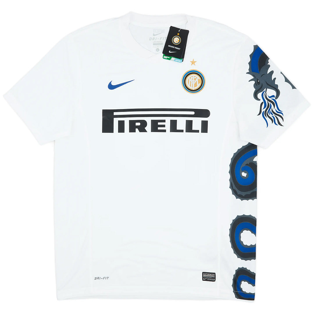 Camiseta Retro Inter de Milán – Temporada 2010/2011 (Alternativa Blanca con Serpiente)
