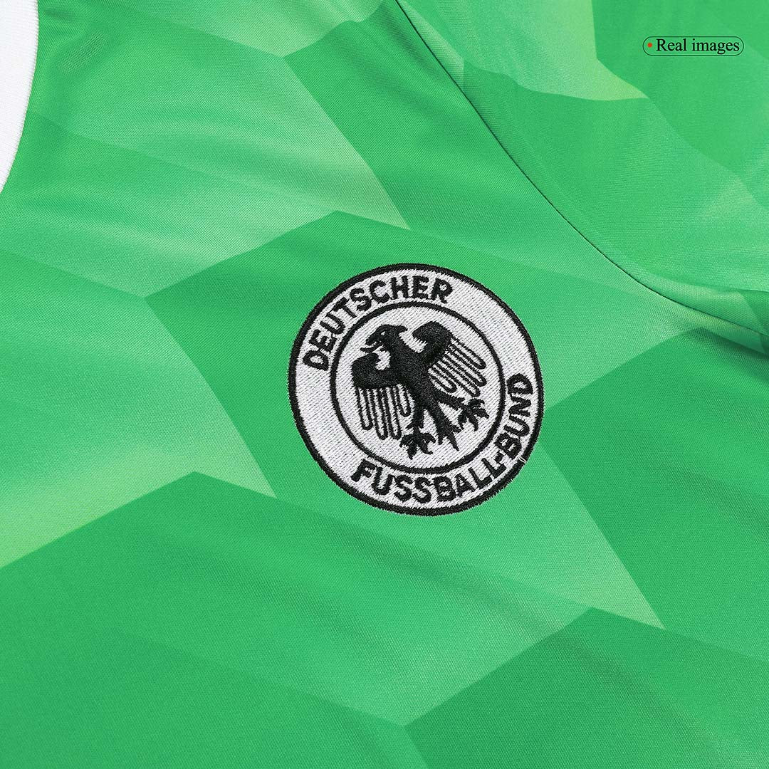 Camiseta Retro Selección Alemania – Mundial 1990 (Alternativa Verde)