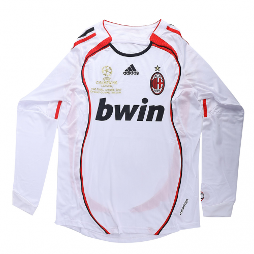 Camiseta AC Milán visitante 2006-2007 edición final de Champions league