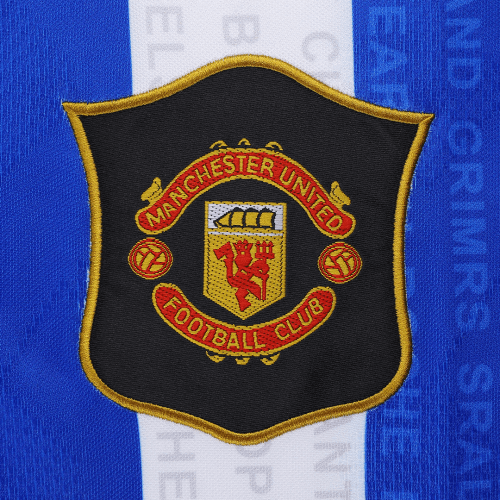 Camiseta Retro Manchester United – Temporada 1994/1995 (Azul y blanca)