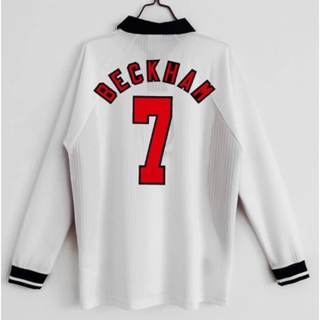 Camiseta Selección Inglaterra Mundial 1998 #7 Beckham