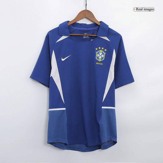 Camiseta visitante  Selección Brasil 2002