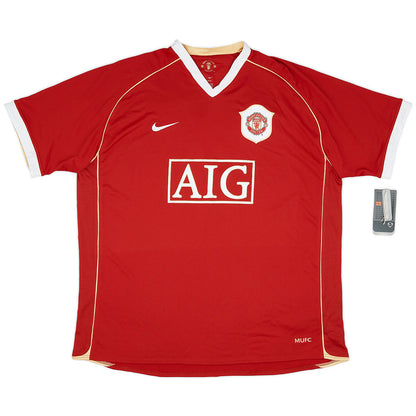 Camiseta local Manchester United temporada 2006-2007