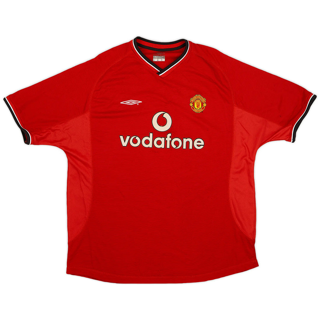 Camiseta local Manchester United temporada 2000-2002