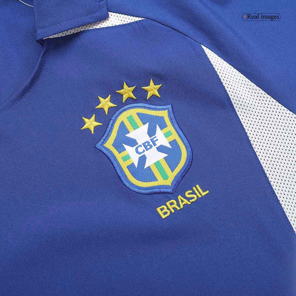 Camiseta visitante  Selección Brasil 2002