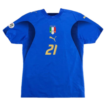 CamisetaRetro Italia Pirlo #21 Mundial 2006