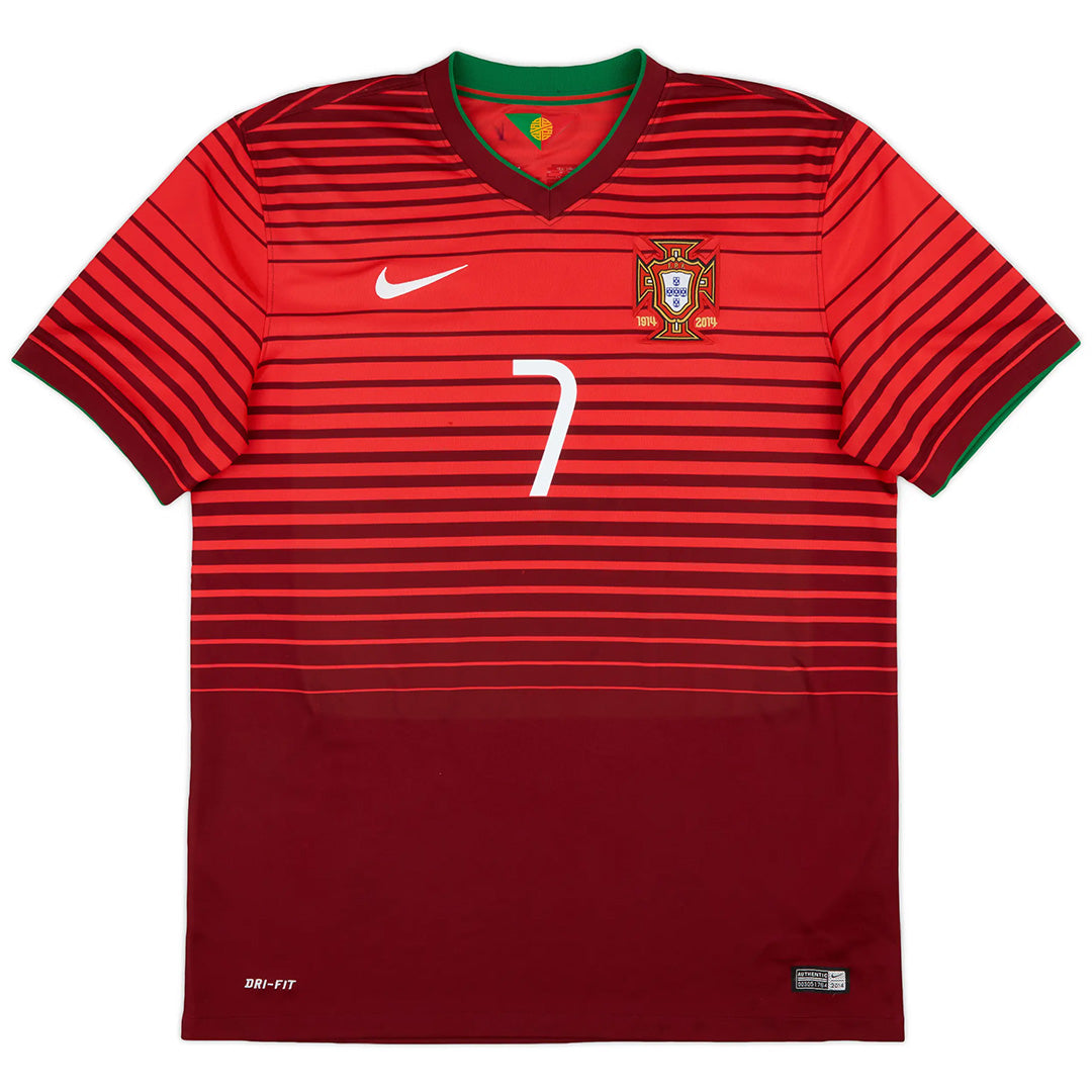 CamisetaRetro Portugal Cristiano Ronaldo #7 Mundial 2014