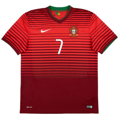 CamisetaRetro Portugal Cristiano Ronaldo #7 Mundial 2014