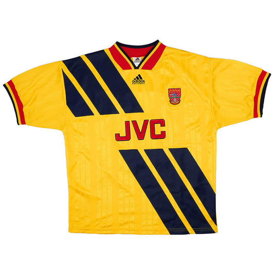 Camiseta Retro Arsenal – Temporada 1993/1994 (Alternativa Amarilla)