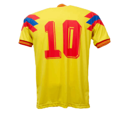 Camiseta Retro Selección Colombia 1990 – Valderrama #10