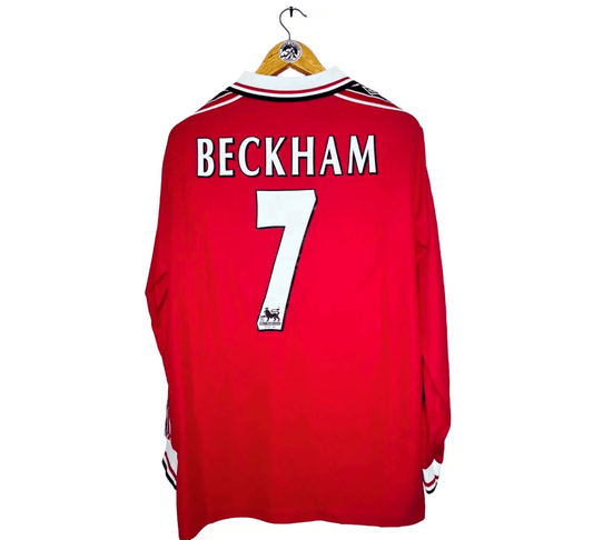 Camiseta Retro Manchester United 1998 #7 Beckham