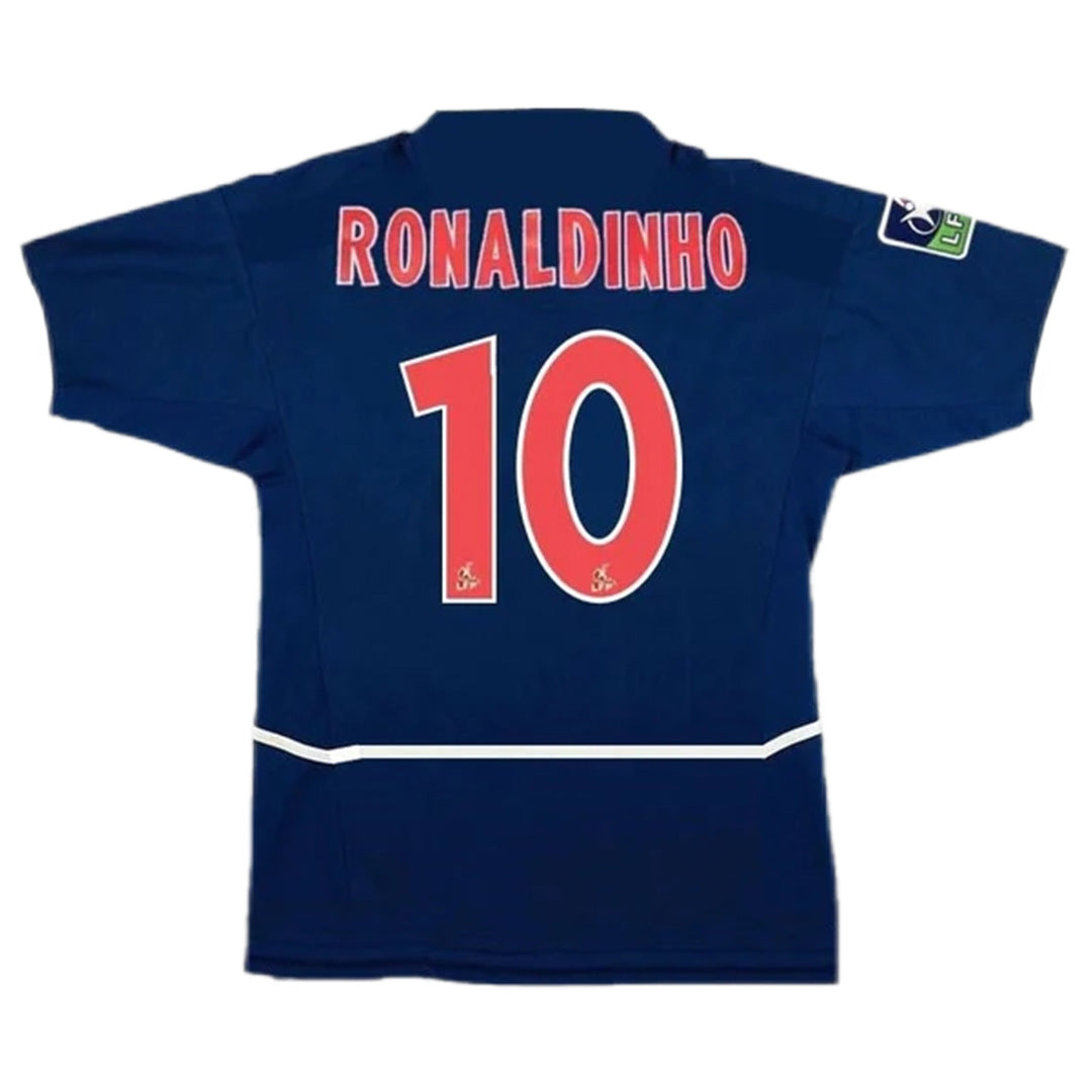 Camiseta Retro PSG Ronaldinho #10 Temporada  2002/2003