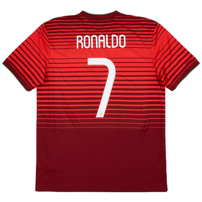 Camiseta Retro Portugal Cristiano Ronaldo #7 Mundial 2014