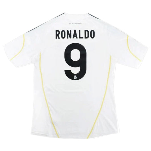 Camiseta Retro Real Madrid CristianoRonaldo #9 temporada 2009/2010