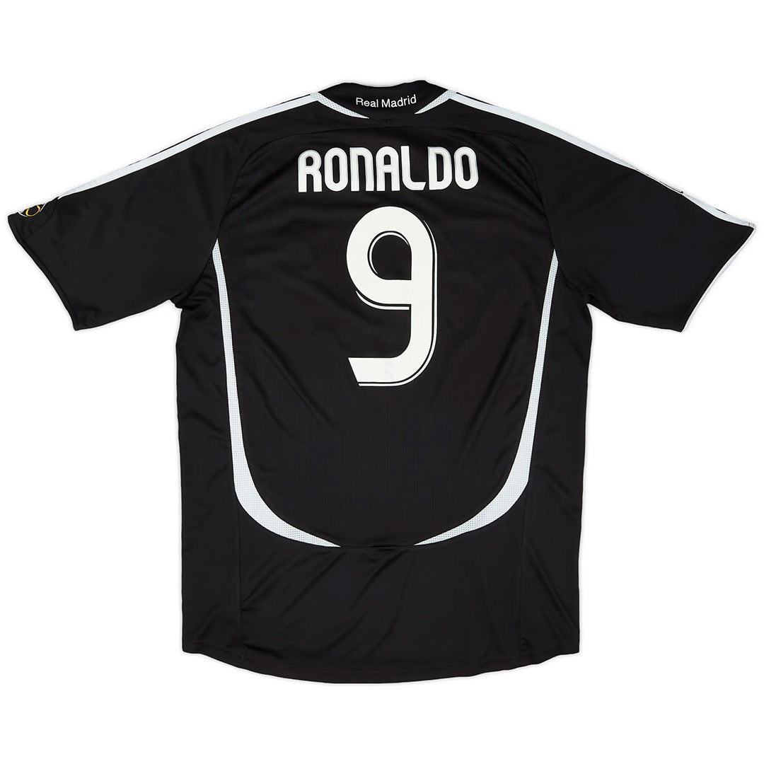 Camiseta Retro Real Madrid Ronaldo #9 temporada 2006/2007