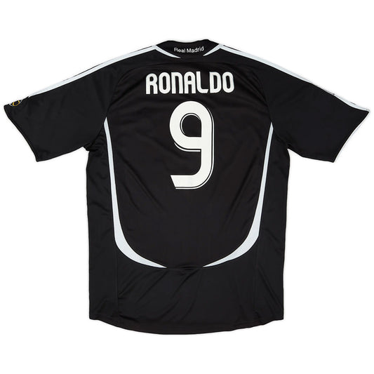 Camiseta Retro Real Madrid Ronaldo #9 temporada 2006/2007