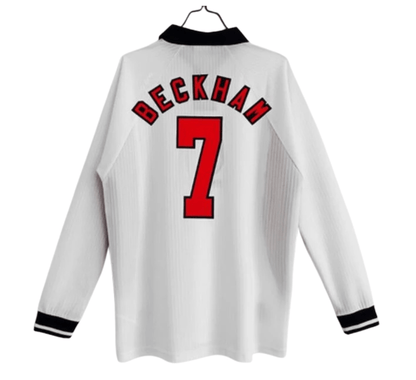 Camiseta Retro Selección Inglaterra – Mundial 1998 #7 Beckham