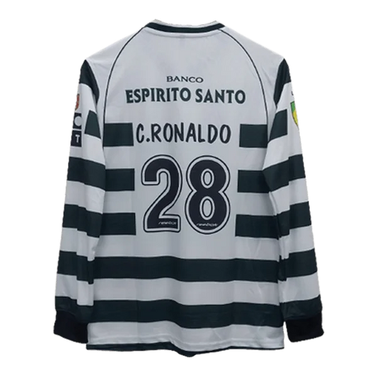 Camiseta Retro Sporting Lisboa 2002 – Cristiano Ronaldo #28