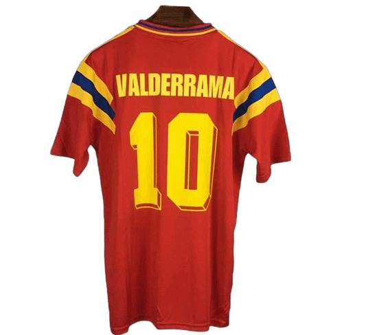 Camiseta Retro Colombia 1990 Visitante – Valderrama #10