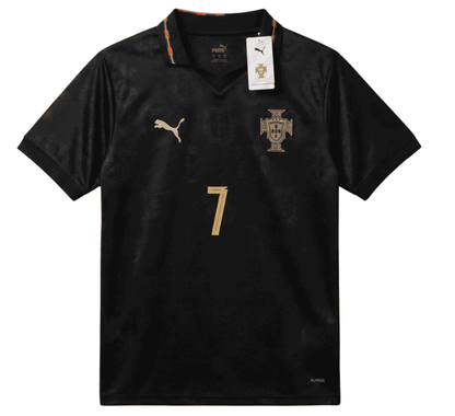 Camiseta Retro Portugal Edición Black Panther – CR7 #7