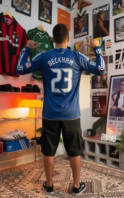 Camiseta Retro Los Angeles Galaxy #23 Beckham – Temporada 2011/2012