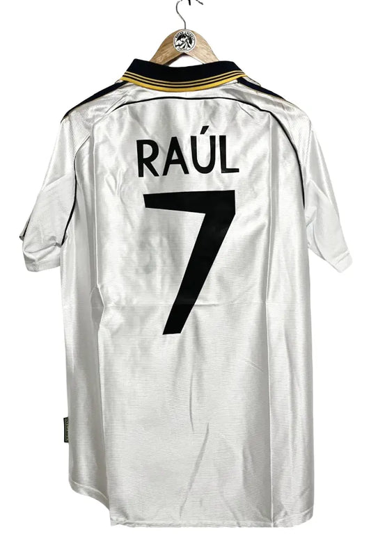 Camiseta Retro Real Madrid 1998 #7 Raúl