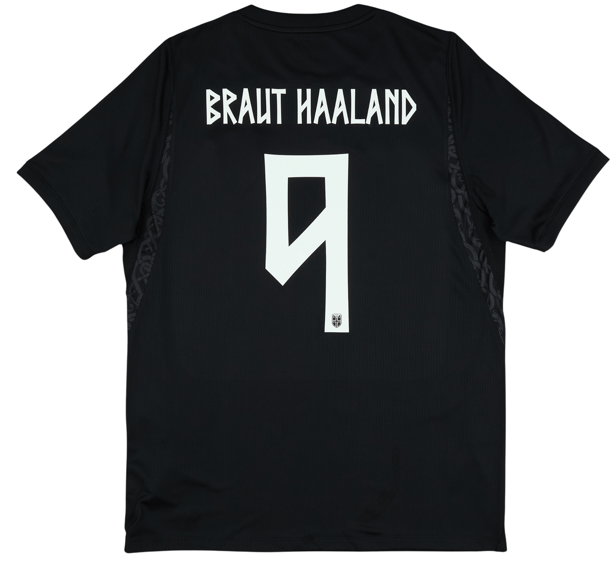 camisa noruega negra  haaland