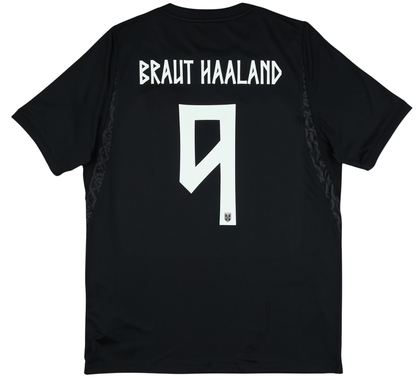 camisa noruega negra  haaland