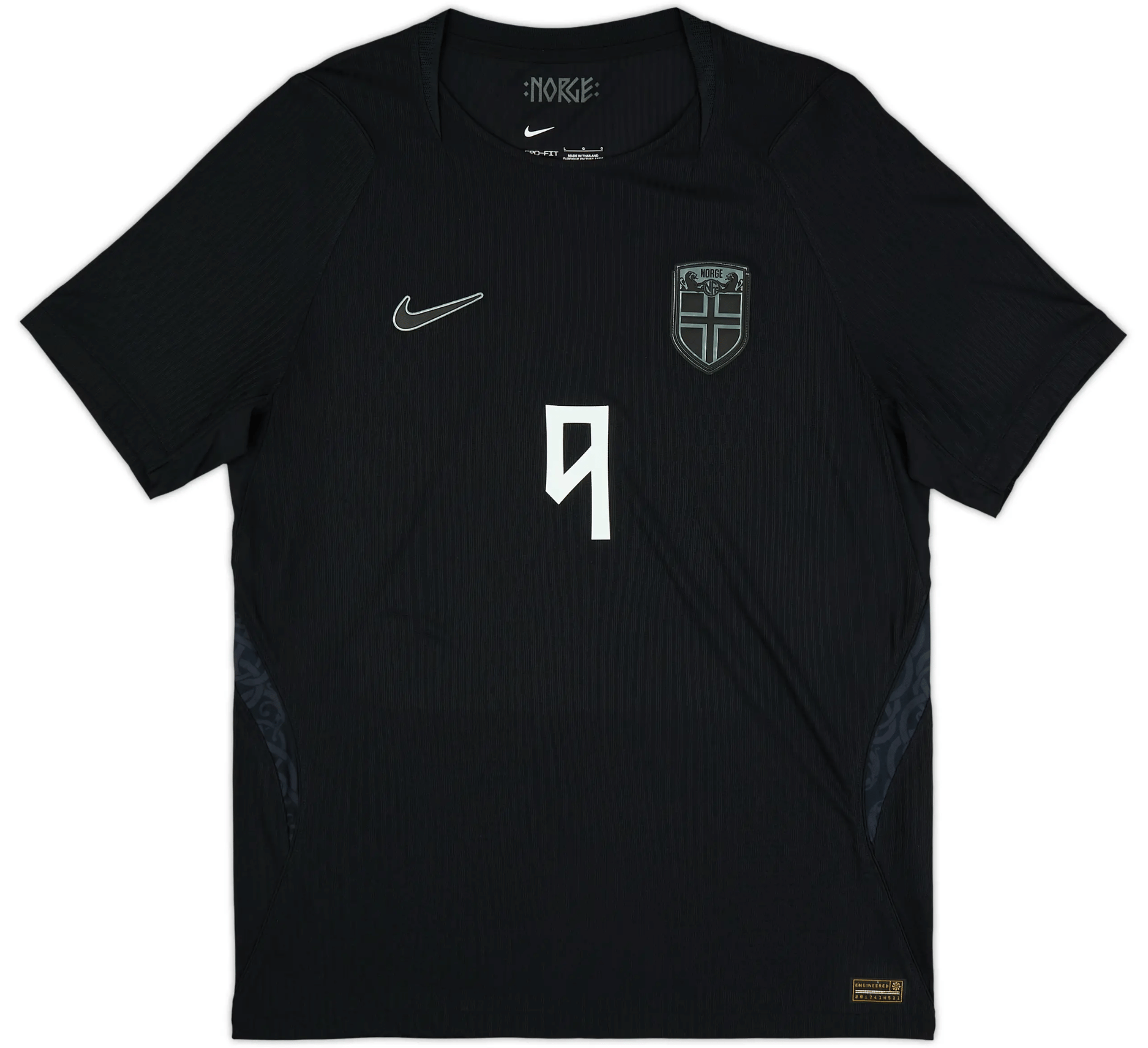 camisa noruega negra 2026