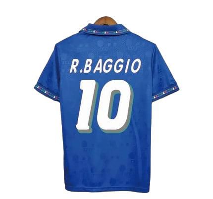 Camiseta Retro Italia Mundial 1994 – Roberto Baggio #10